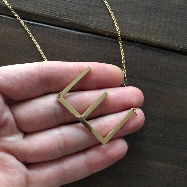 ABCs and XYZs Monogram Letter Necklace - Image 13