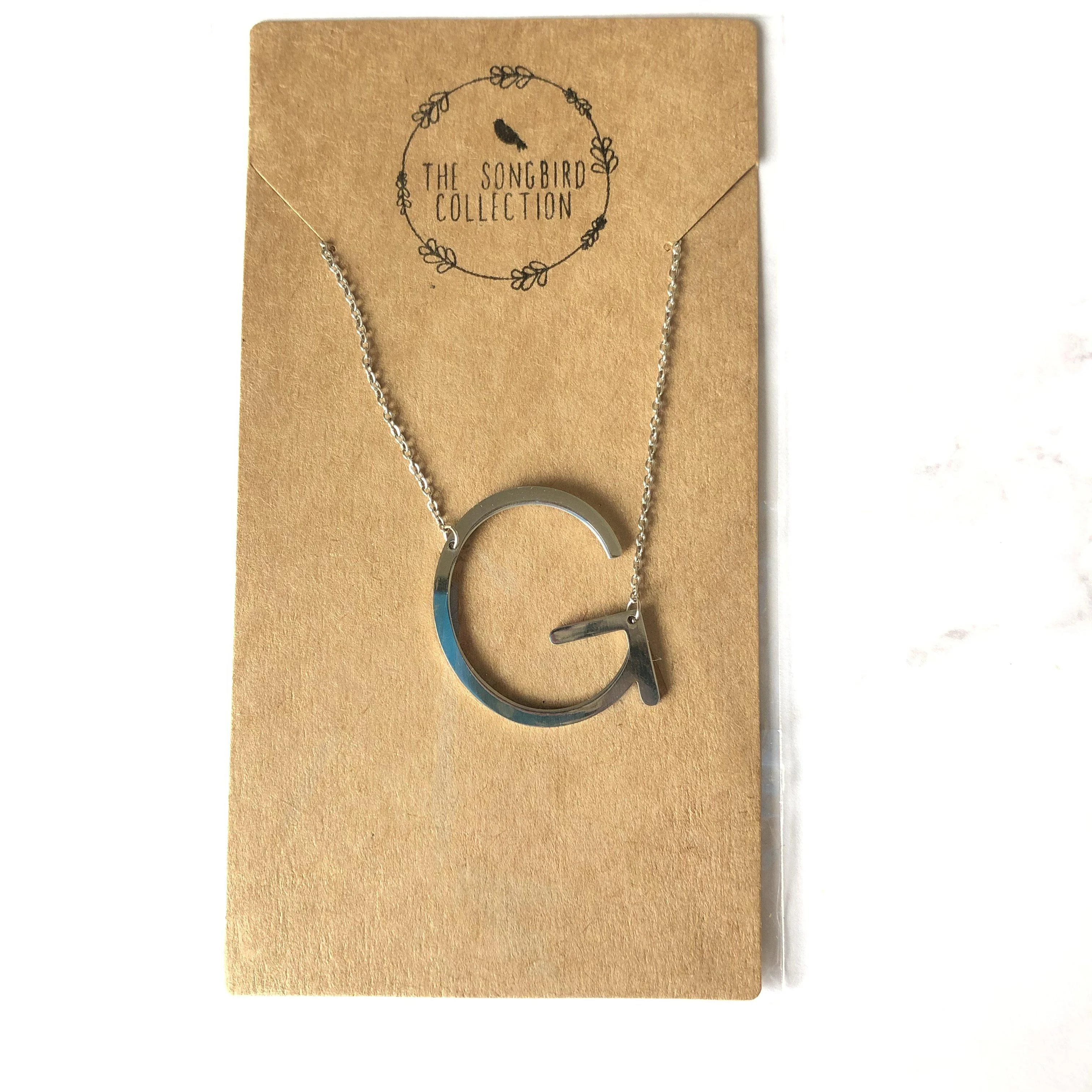 ABCs and XYZs Monogram Letter Necklace - Image 20