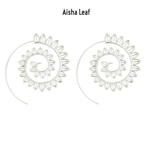 Aisha Swirl Earrings -  LAST CHANCE / FINAL SALE - Image 5