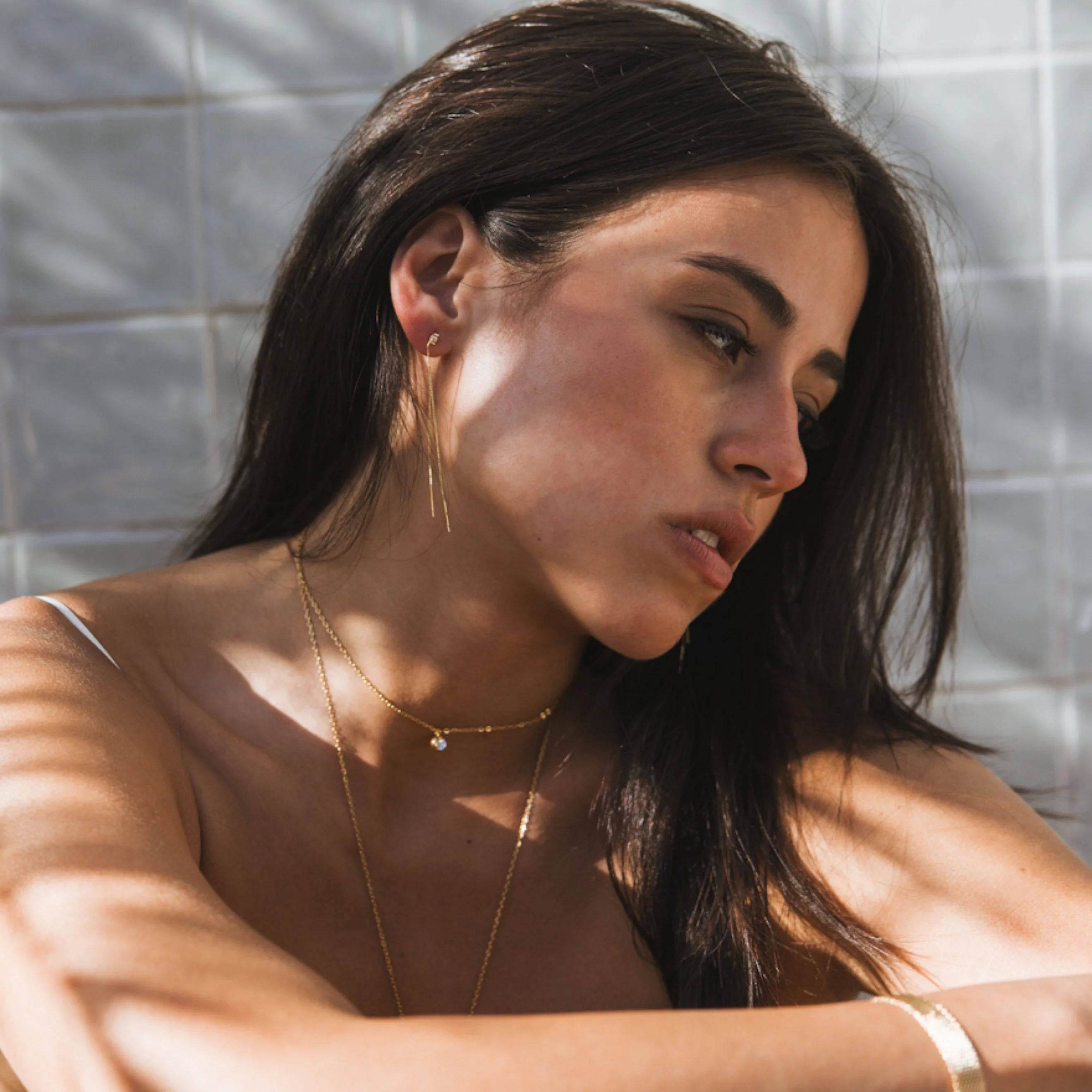 Alondra Threader Earrings - Image 8
