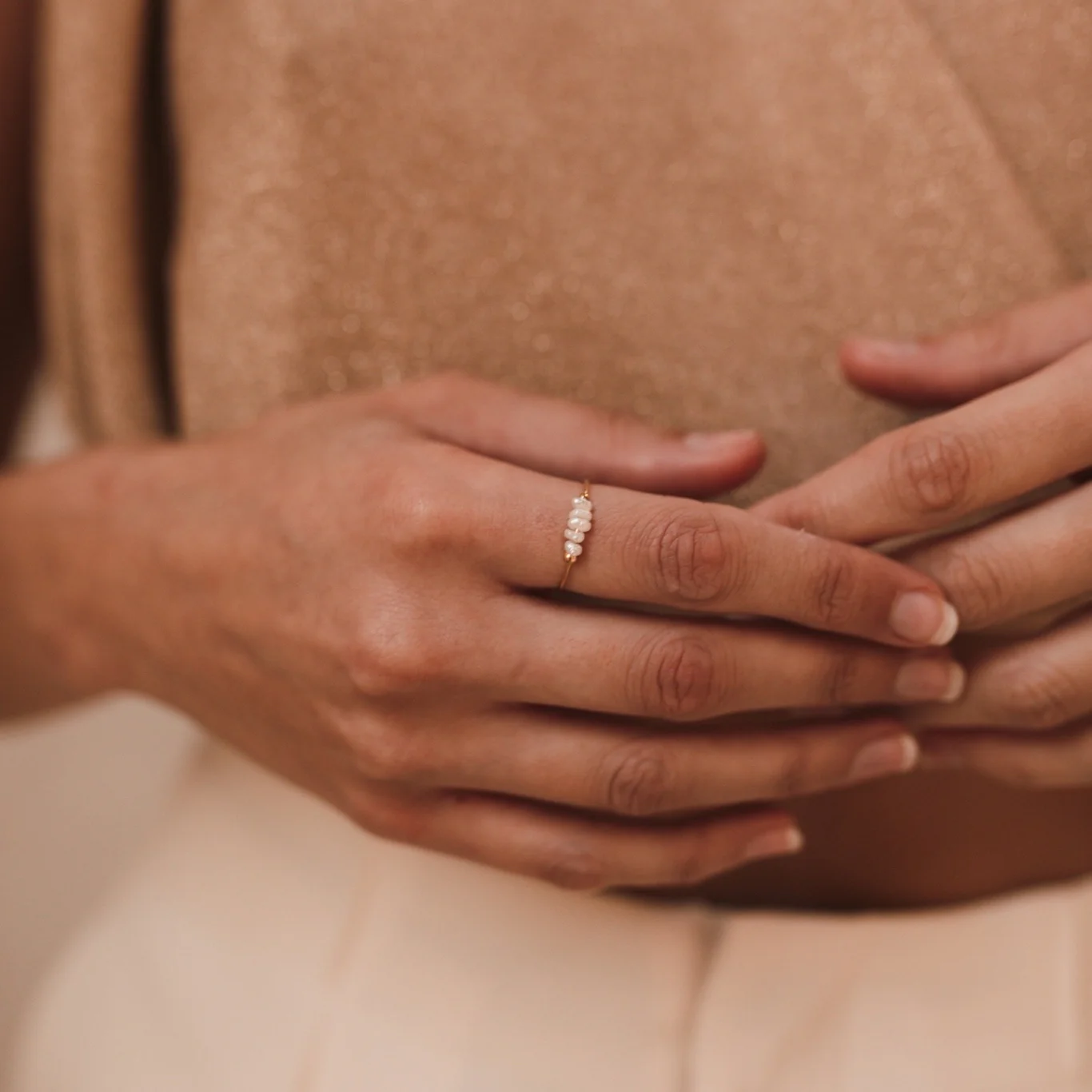 Amerie Freshwater Pearl Beads Ring - LAST CHANCE! - Image 3