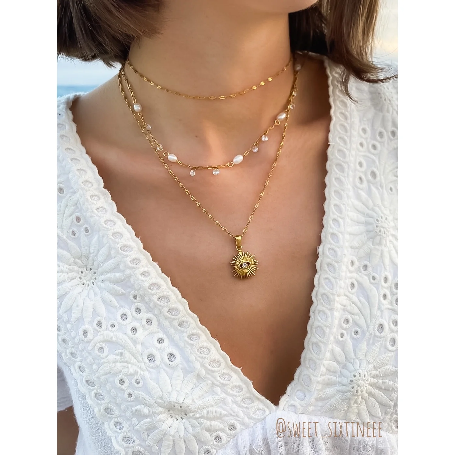 Amerie Freshwater Pearl Necklace - LAST CHANCE! - Image 2