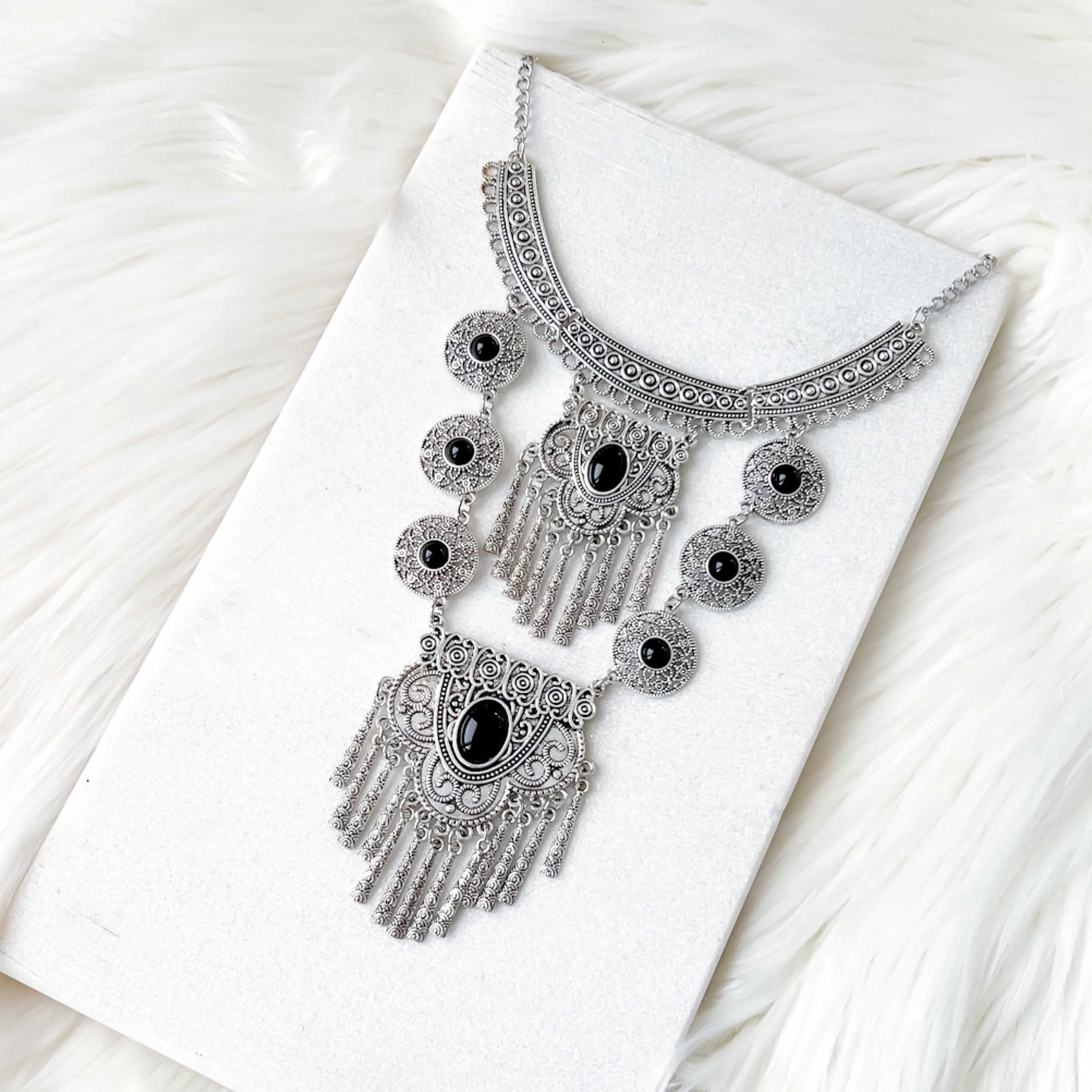 Ara Boho Statement Necklace - 3 Colors! - Image 17