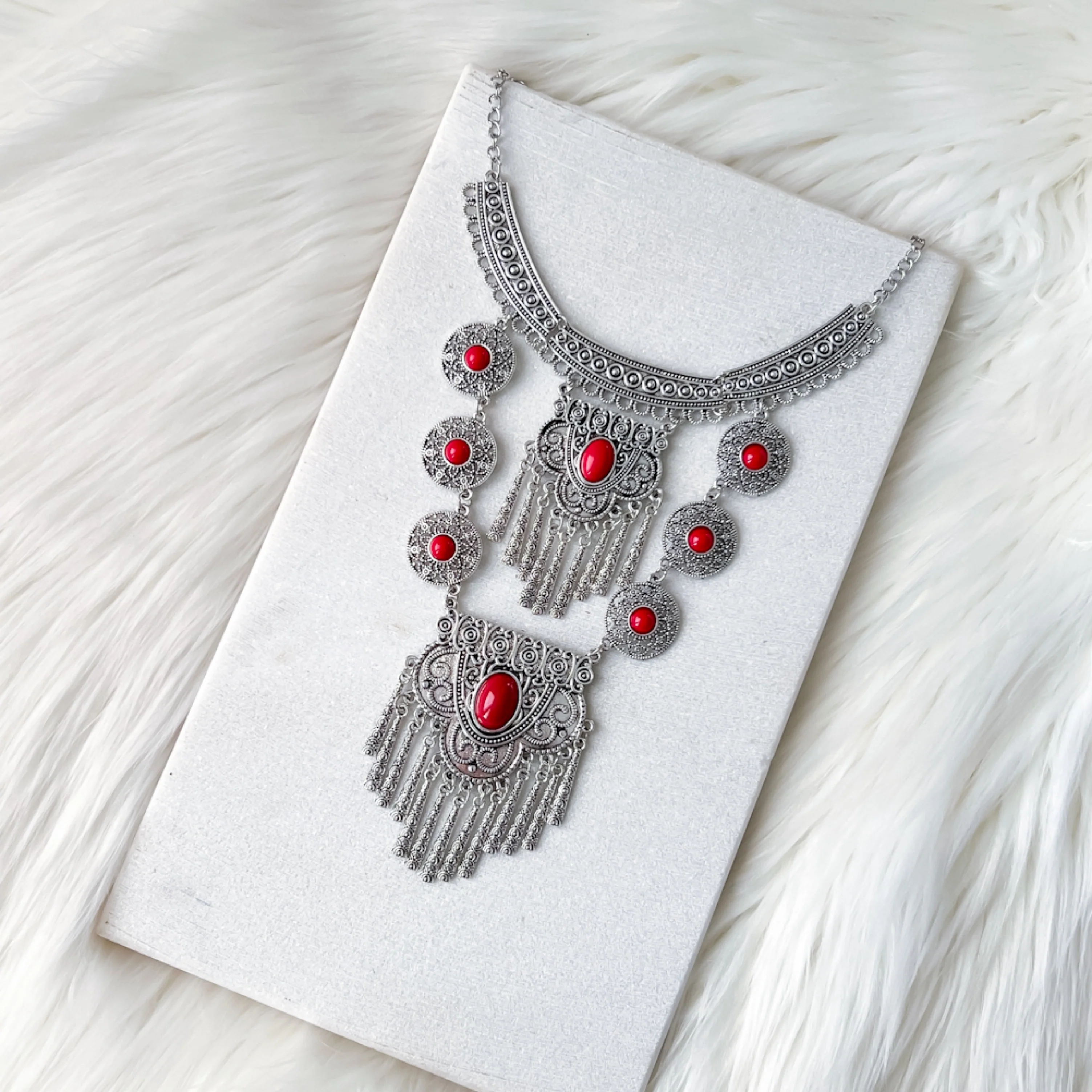 Ara Boho Statement Necklace - 3 Colors! - Image 18