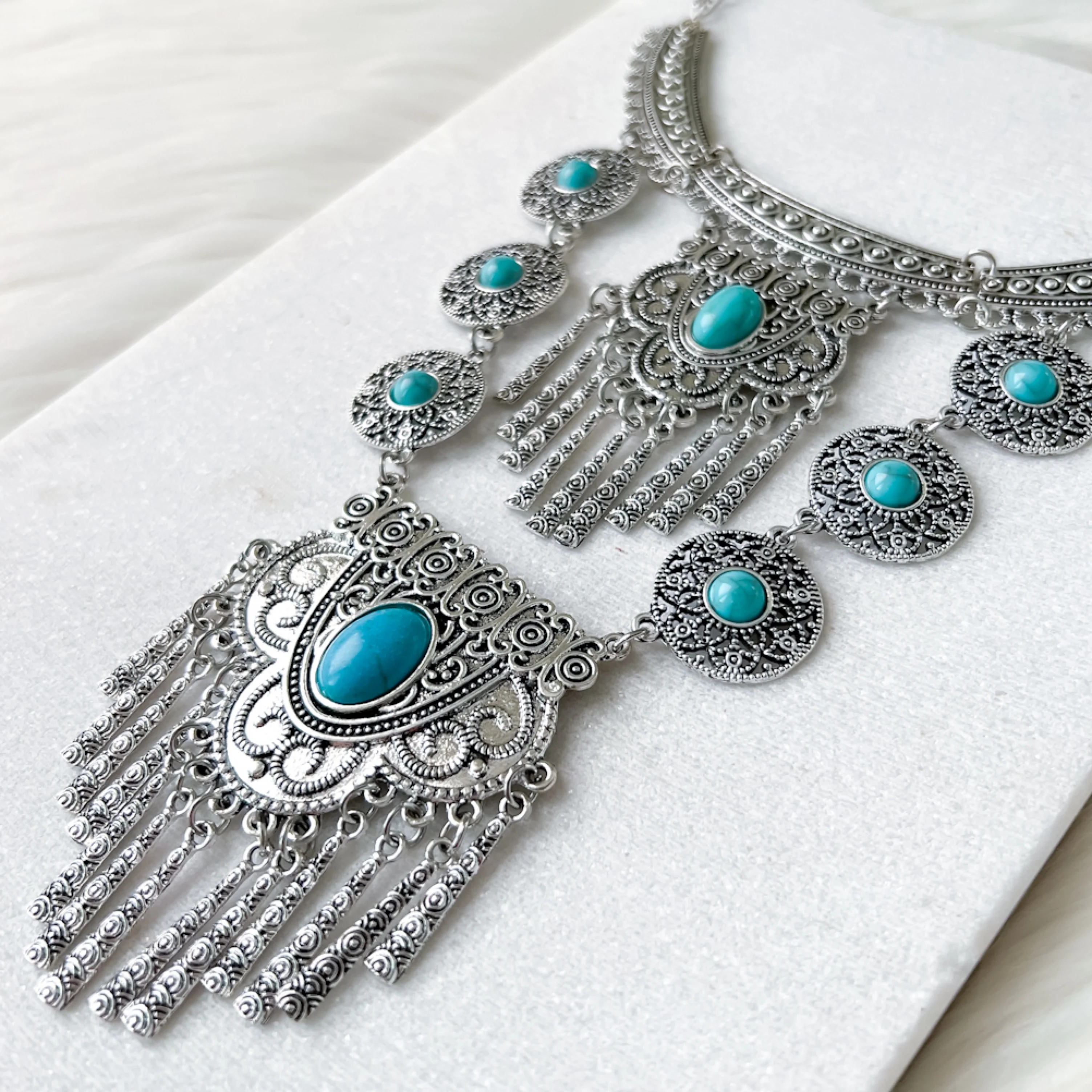 Ara Boho Statement Necklace - 3 Colors! - Image 19