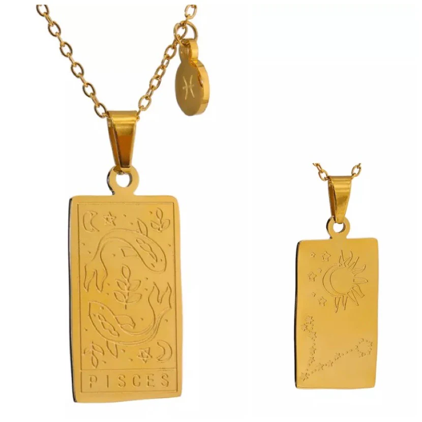 Astro Muse Zodiac Sign Necklace - Image 32