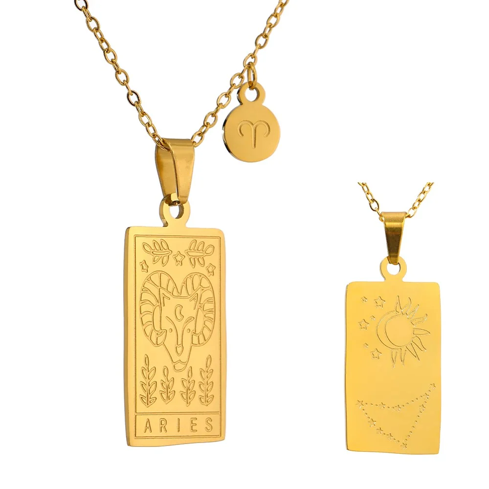 Astro Muse Zodiac Sign Necklace - Image 33