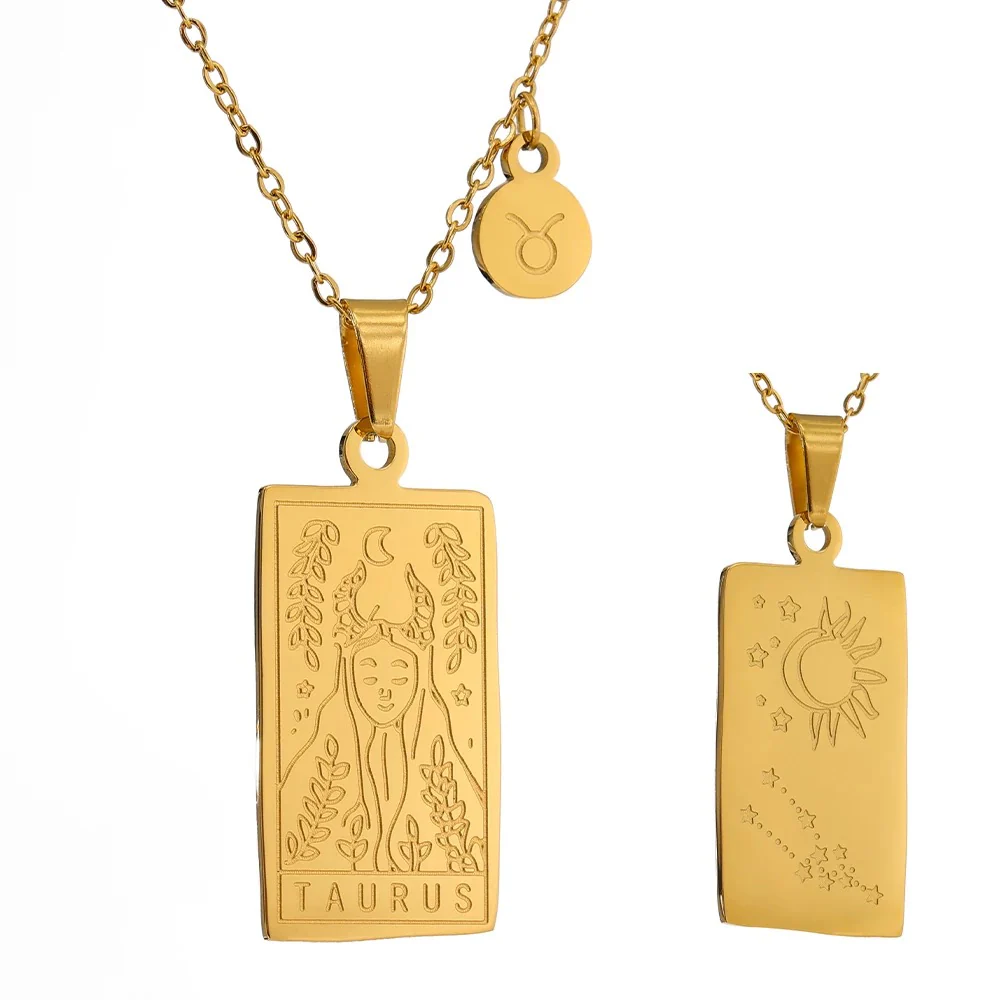 Astro Muse Zodiac Sign Necklace - Image 34