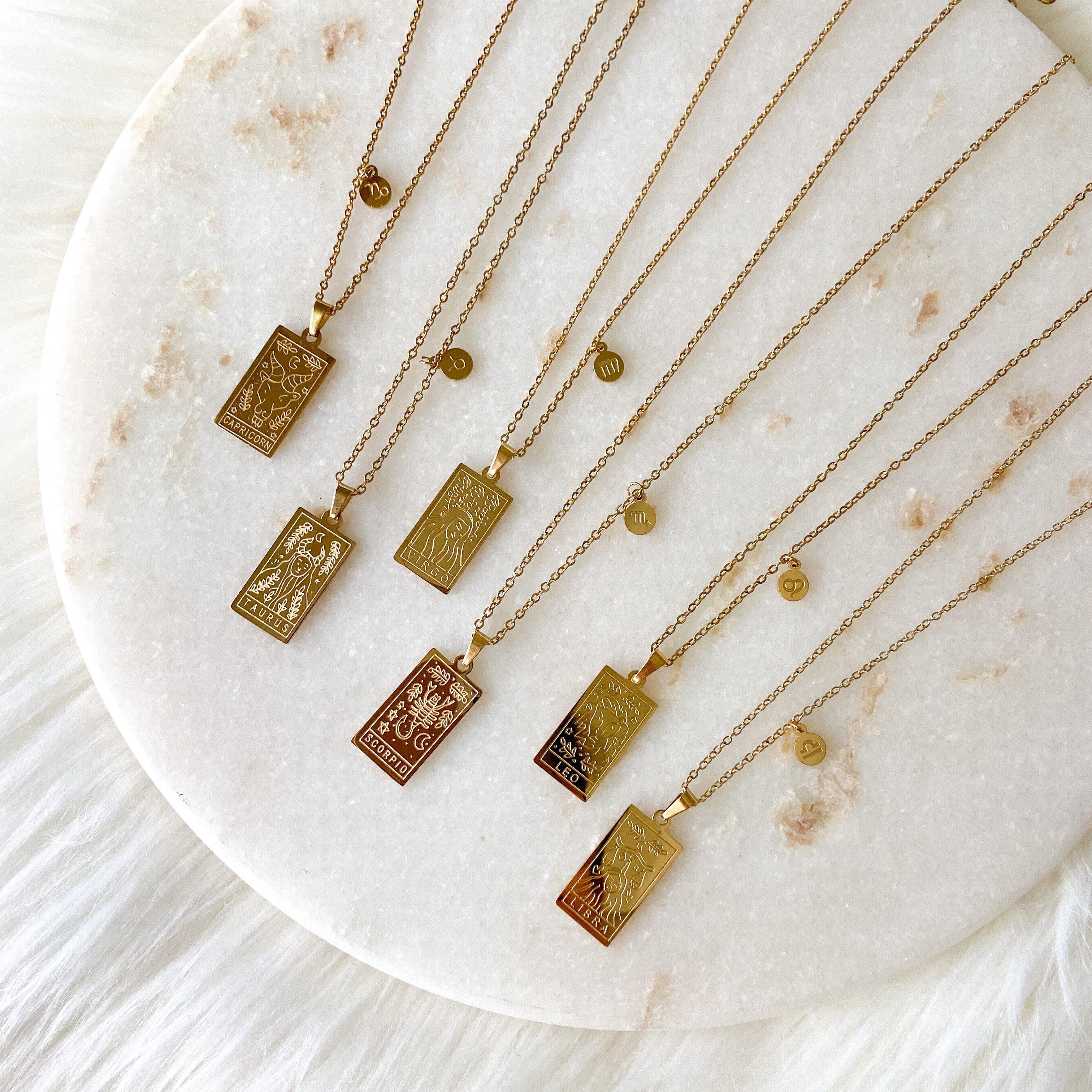 Astro Muse Zodiac Sign Necklace - Image 4