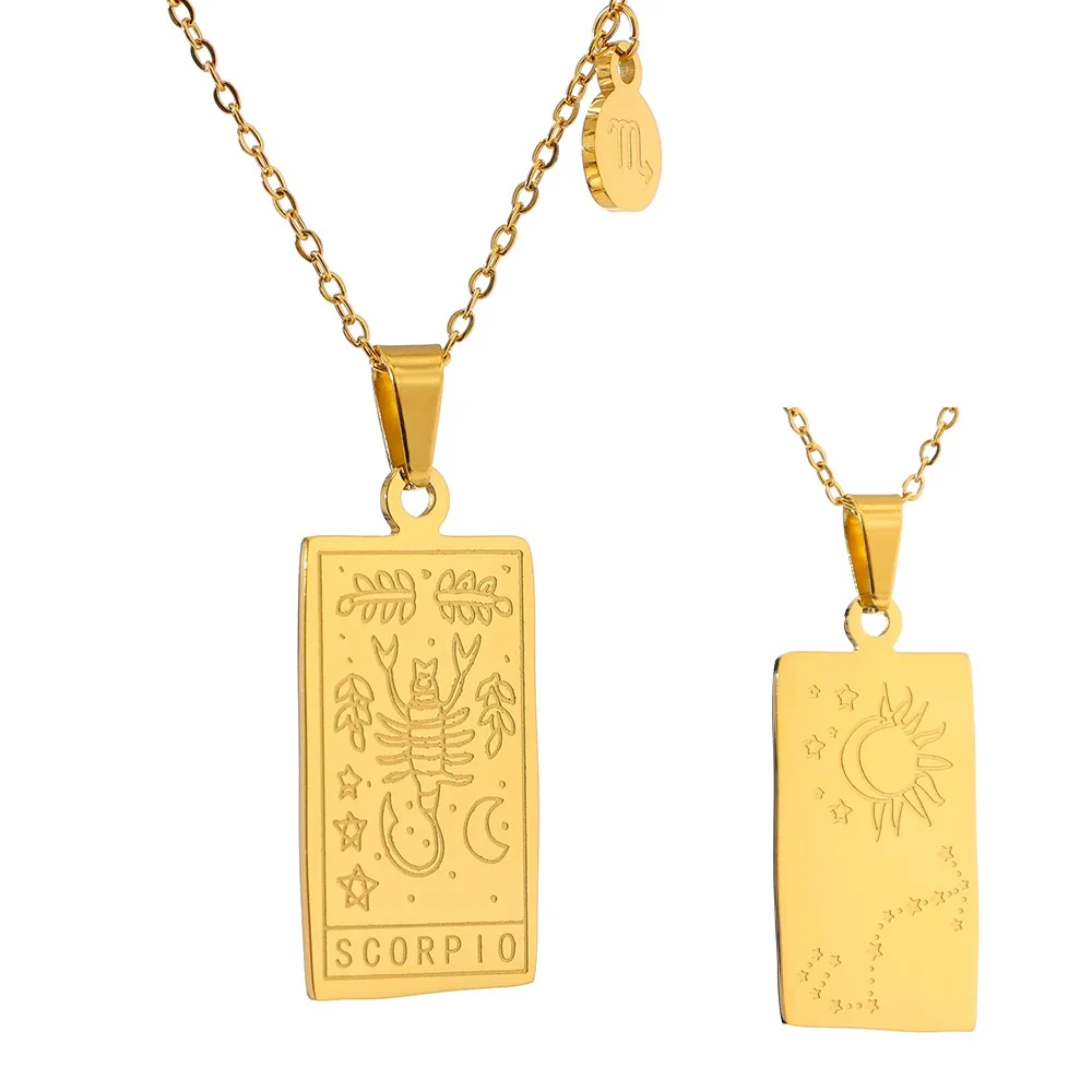 Astro Muse Zodiac Sign Necklace - Image 40