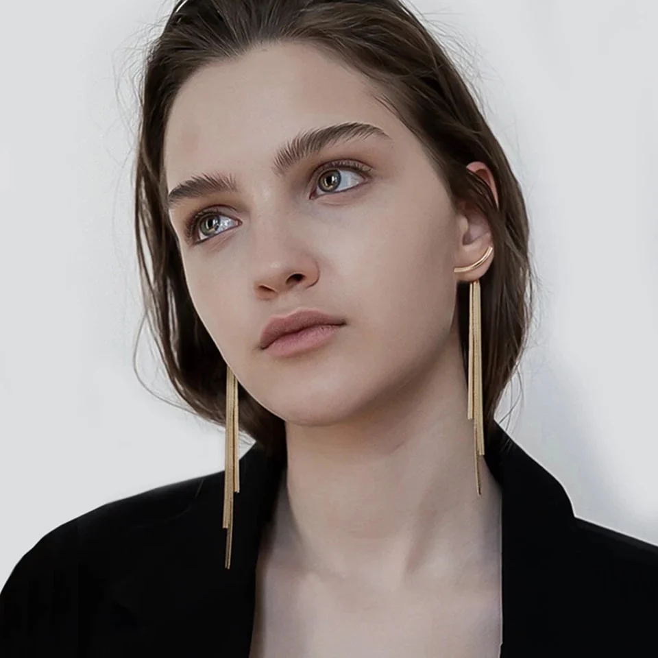 Aviyah Chain Ear Jackets - LAST CHANCE - Image 7