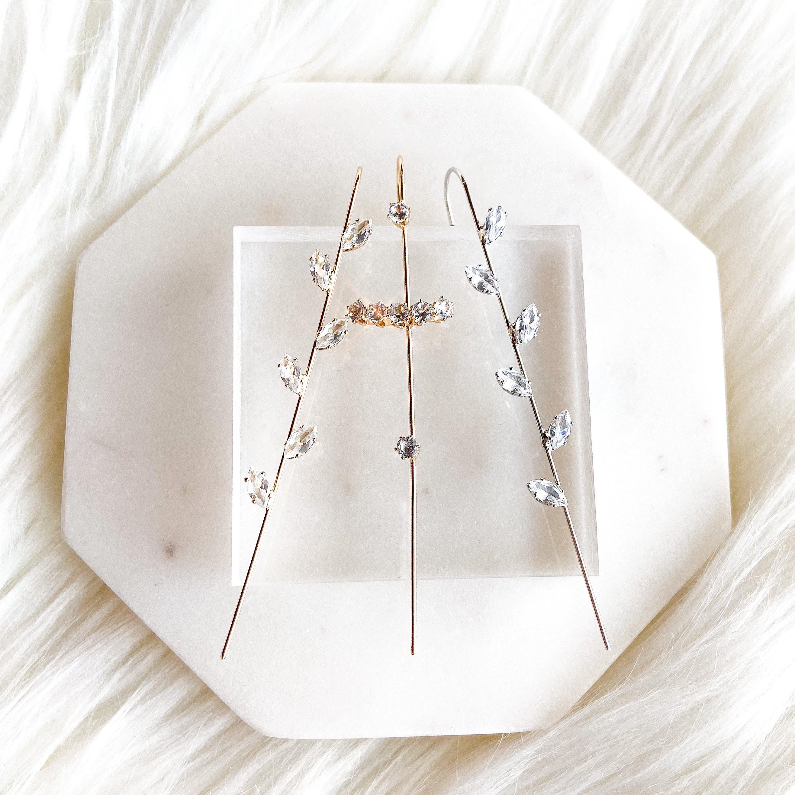 Azalea Leaves Ear Hook / Ear Cuff - LAST CHANCE! - Image 6