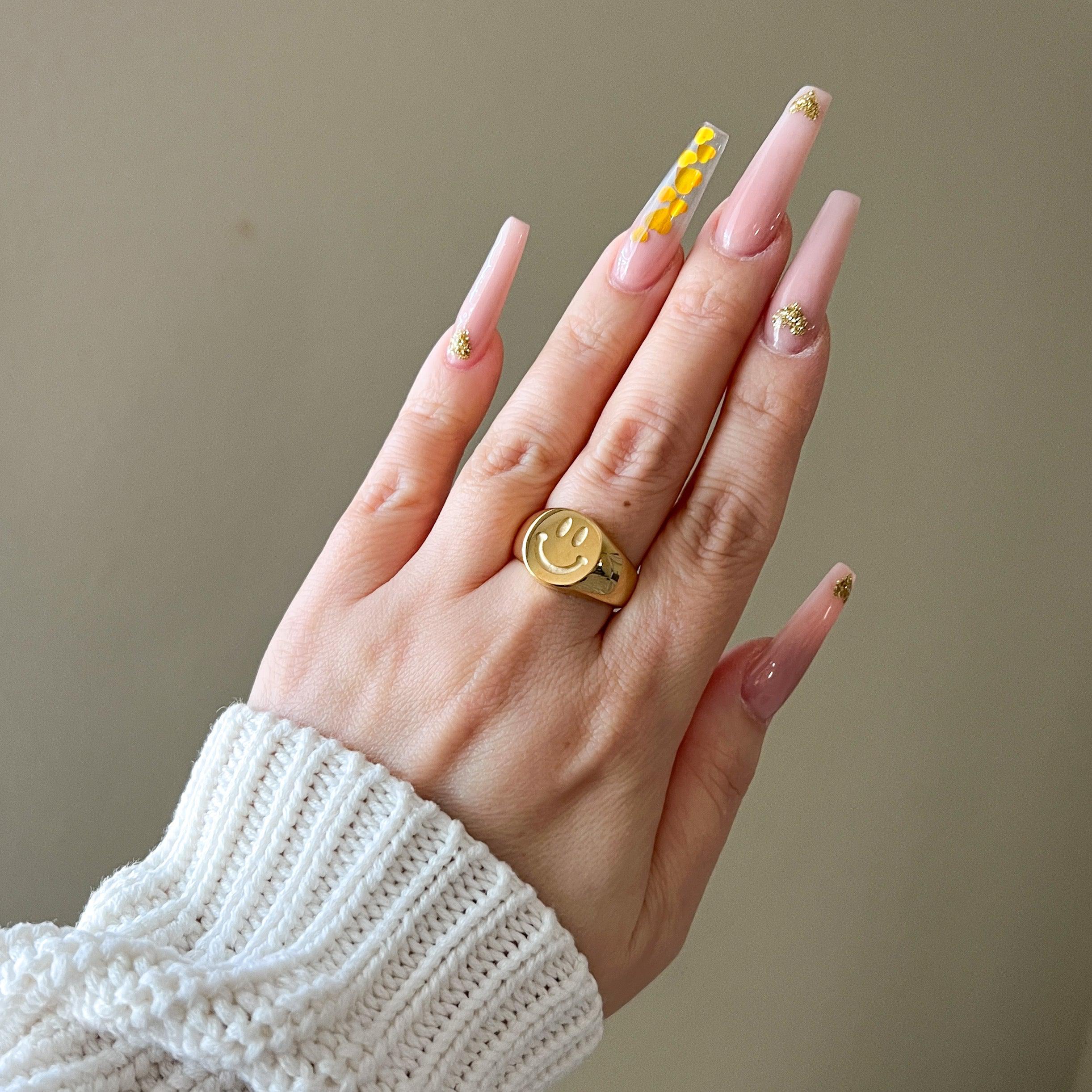 Be Happy Signet Ring - LAST CHANCE! - Image 3