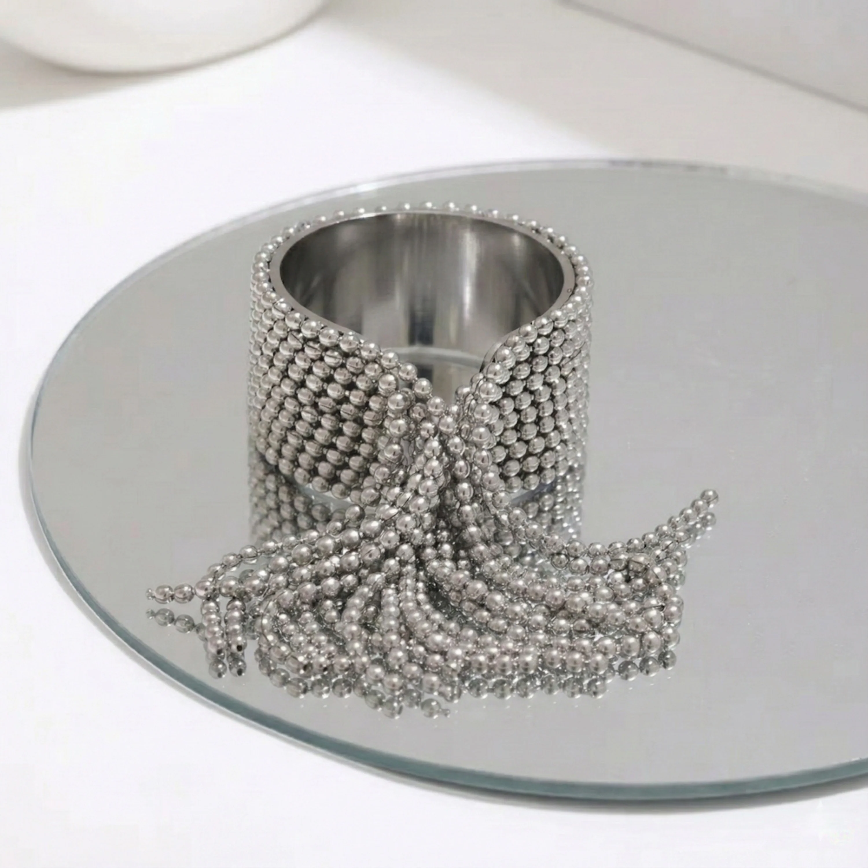 Beaded Fringe Statement Ring - Image 14