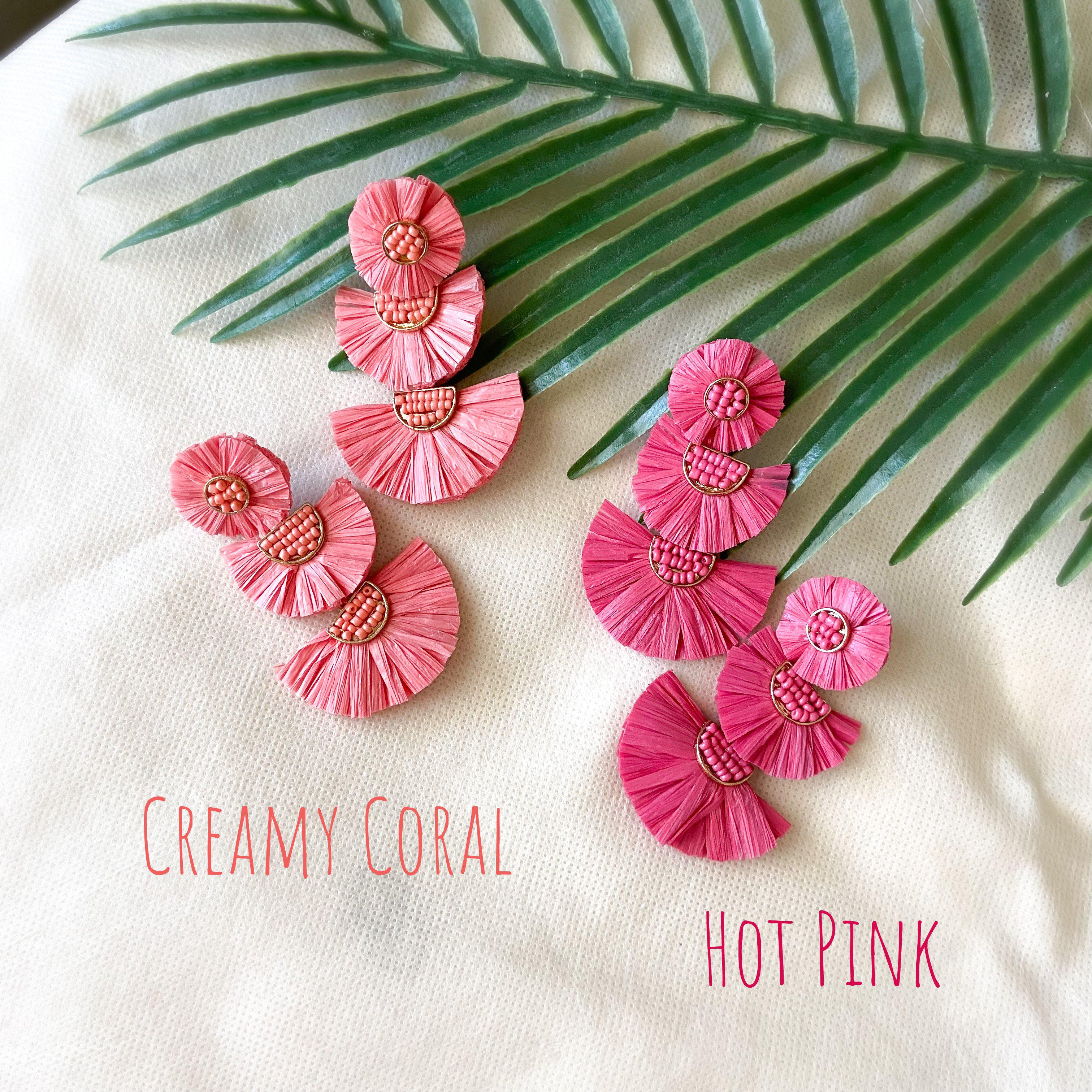 Bellini Raffia Statement Earrings - LAST CHANCE! - Image 20