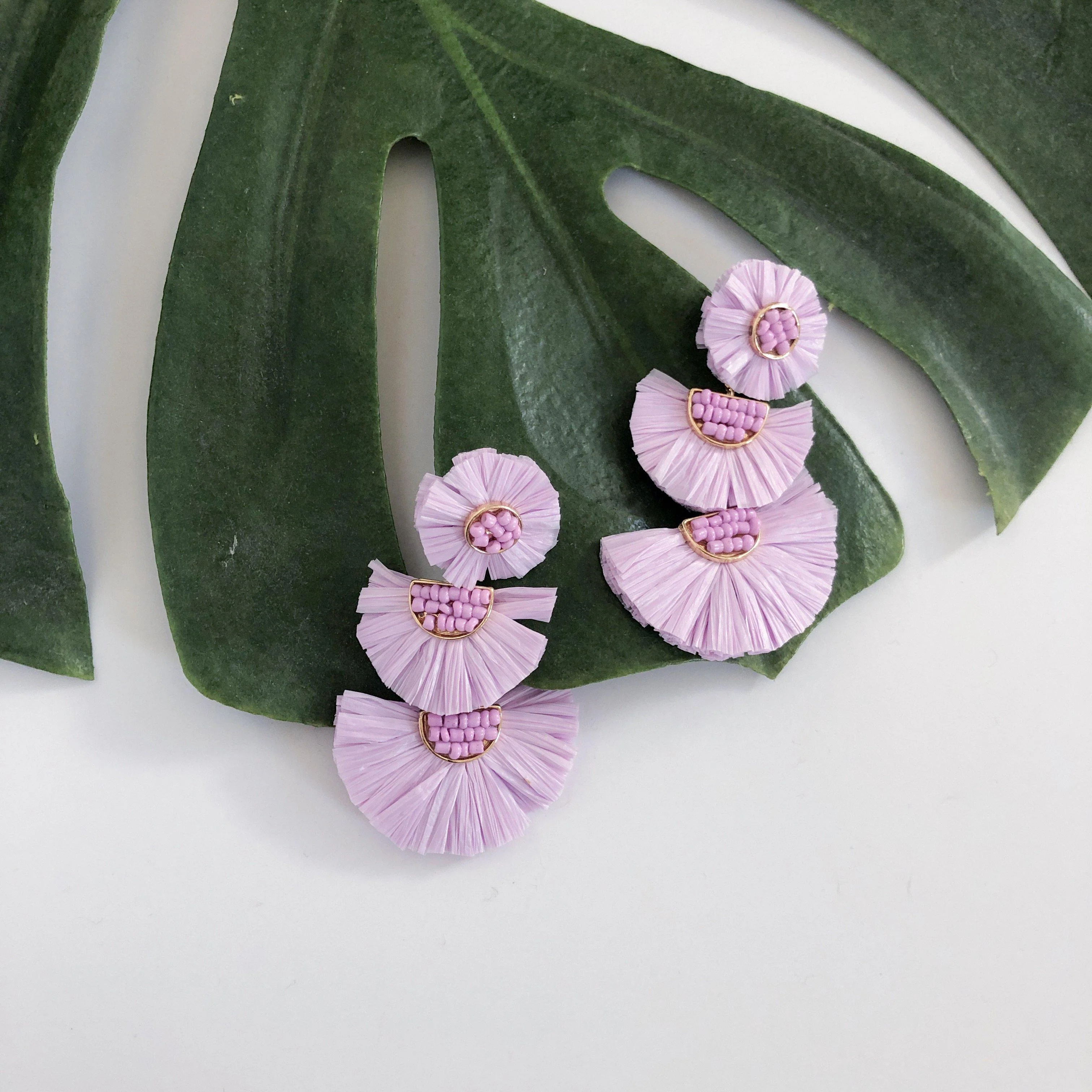 Bellini Raffia Statement Earrings - LAST CHANCE! - Image 23
