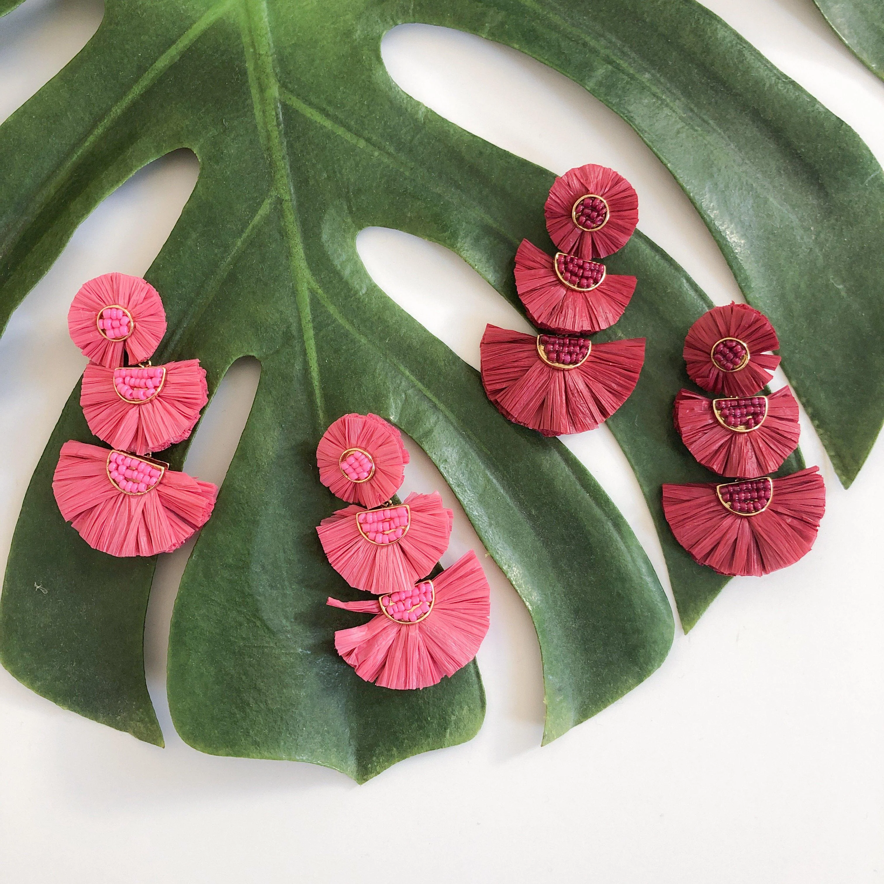Bellini Raffia Statement Earrings - LAST CHANCE! - Image 29