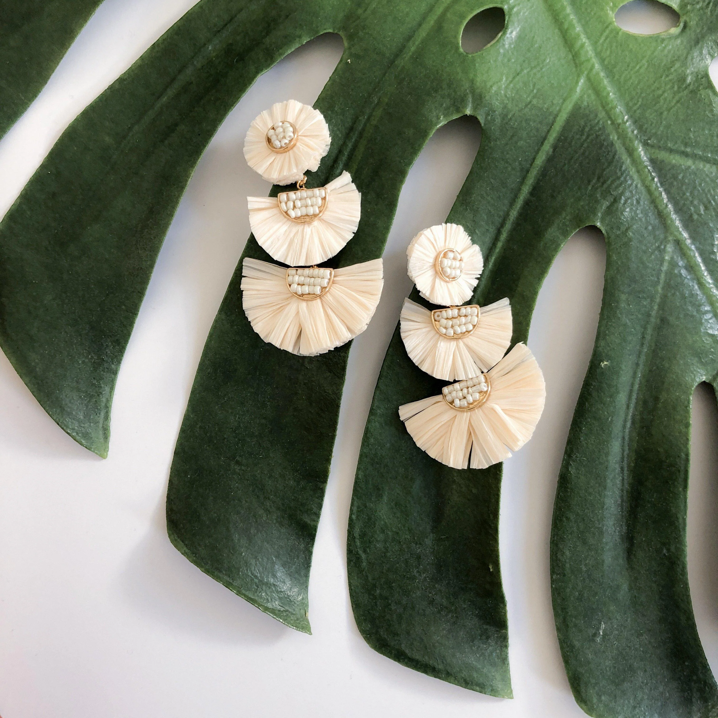 Bellini Raffia Statement Earrings - LAST CHANCE! - Image 31