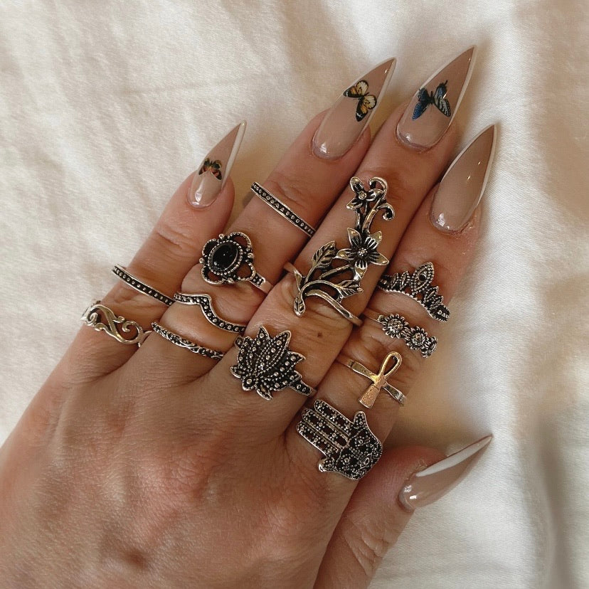 Black Ring Sets - 3 Designs - LAST CHANCE - Image 10
