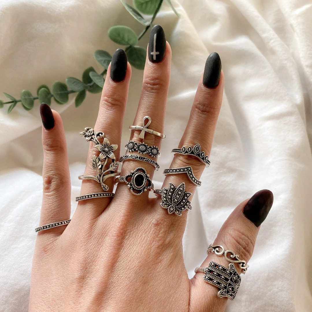 Black Ring Sets - 3 Designs - LAST CHANCE - Image 9