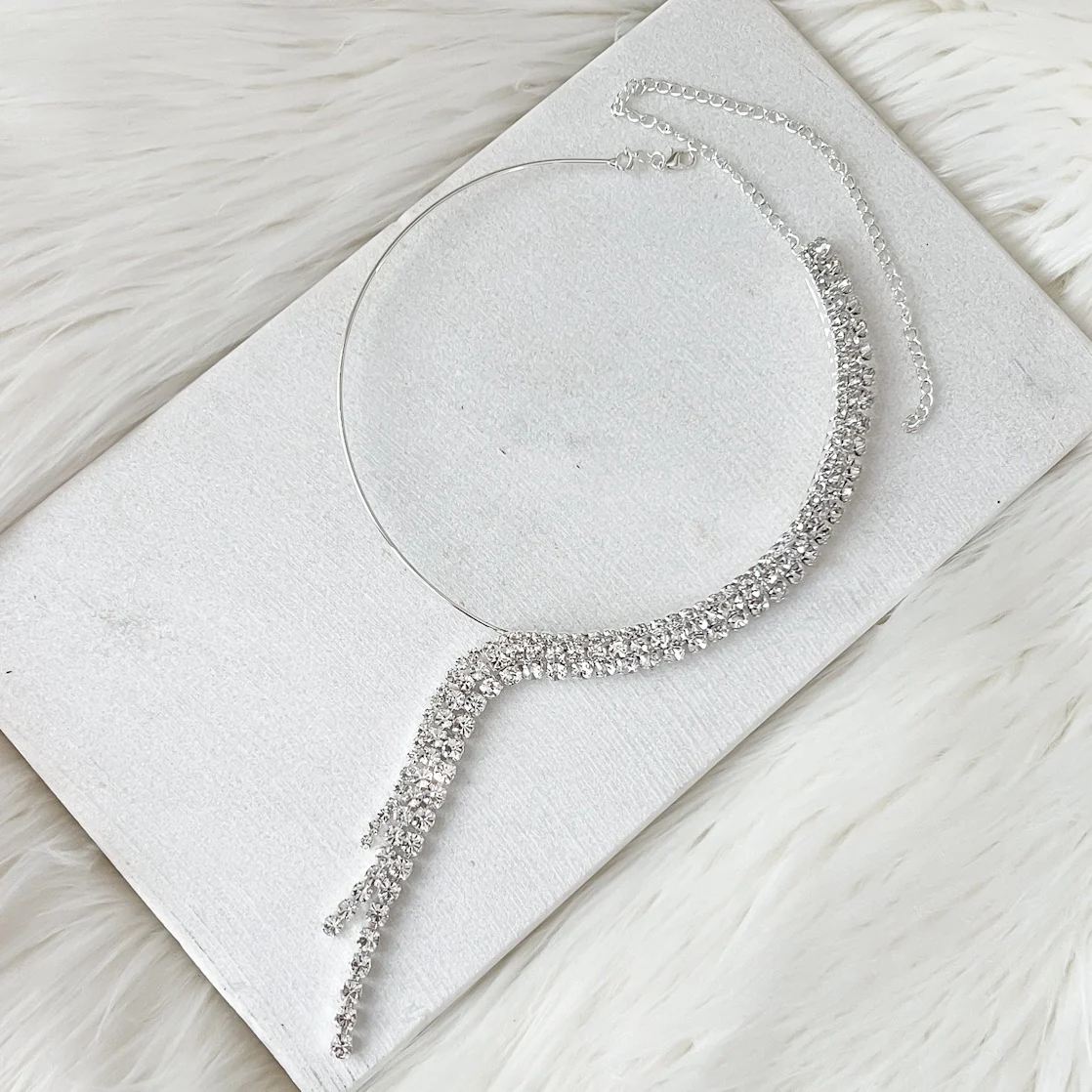 Boa Rhinestone Necklace - Image 2
