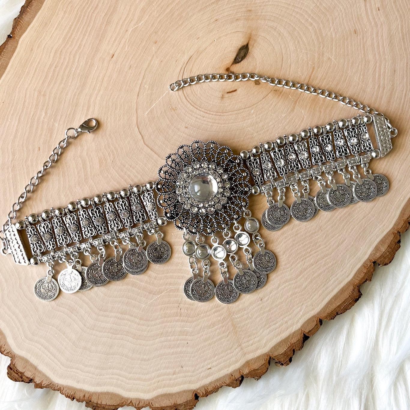 Boho Flower Statement Choker - 4 Colors - Image 26