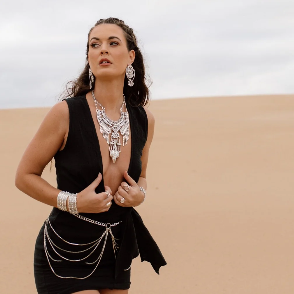 Calista Maxi Statement Necklace - Image 26