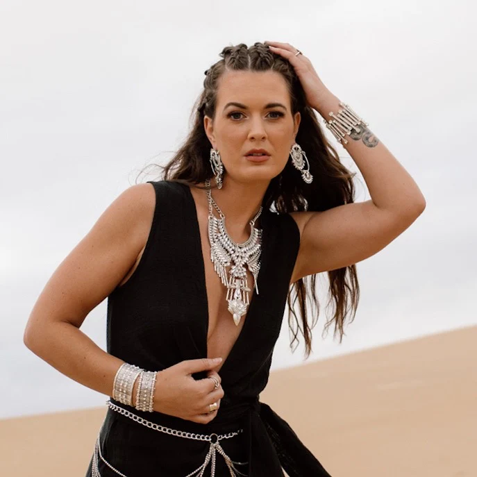 Calista Maxi Statement Necklace - Image 27