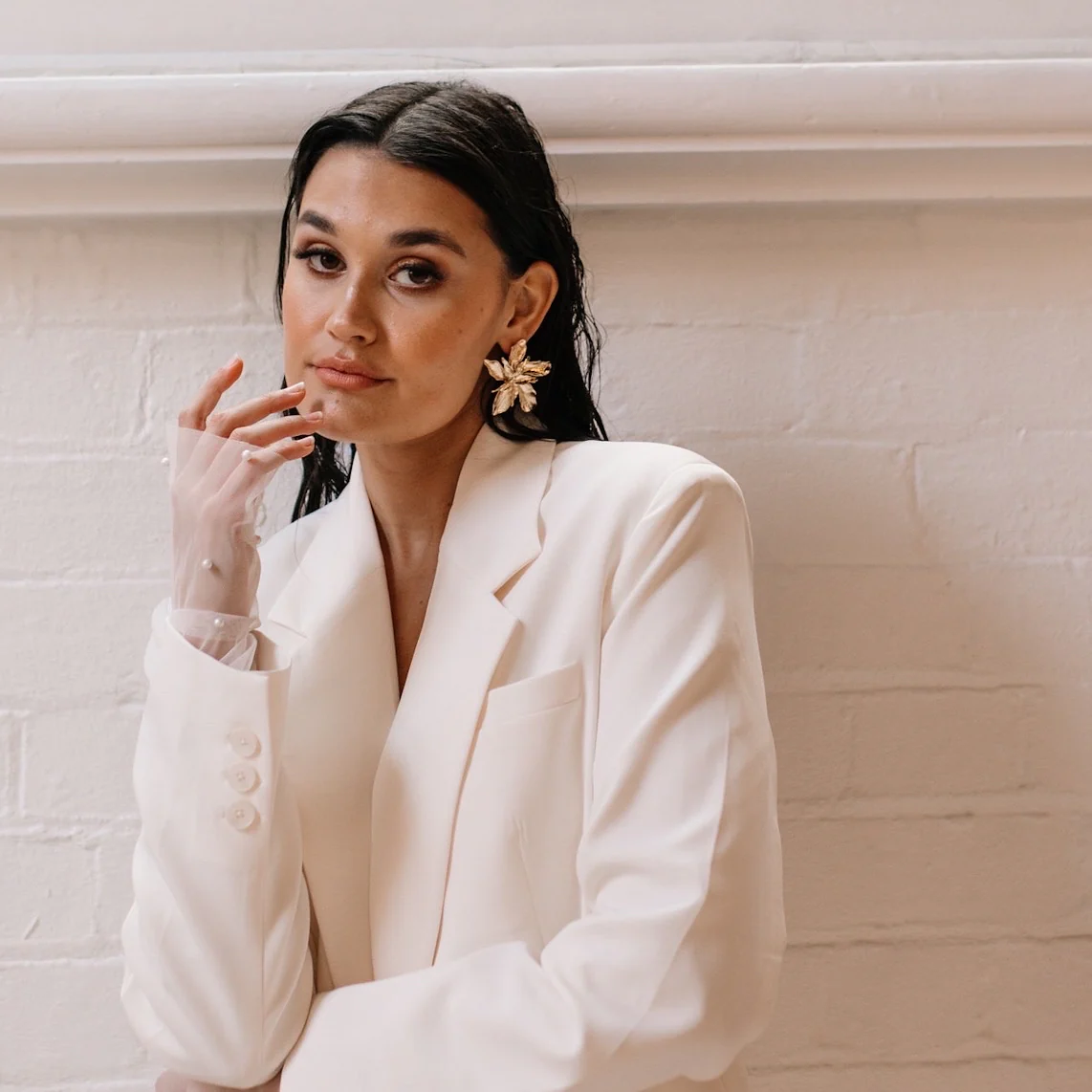 Calla Statement Earrings - Image 9