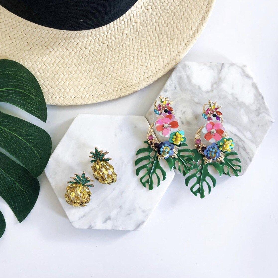 Caribbean Palm Leaf Earrings - 6 Colors LAST CHANCE! - Image 13
