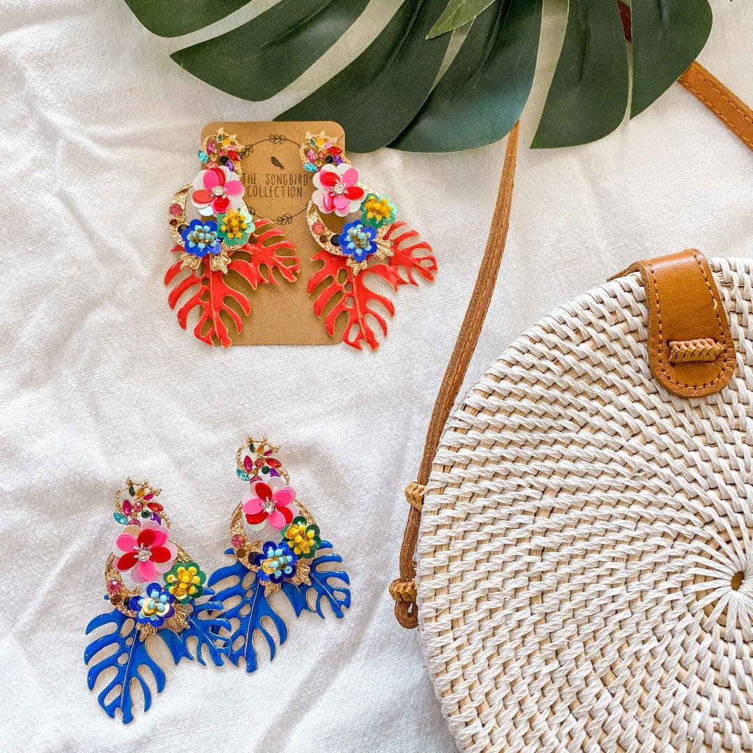 Caribbean Palm Leaf Earrings - 6 Colors LAST CHANCE! - Image 15