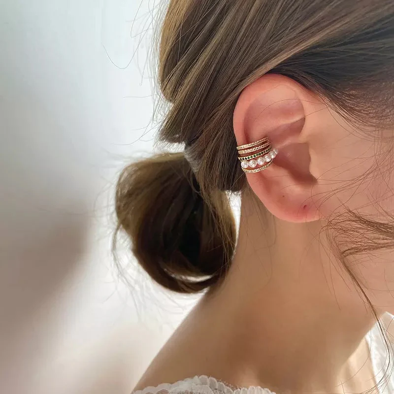 Cerise Pearly Ear Cuff - 3 Styles - Image 7