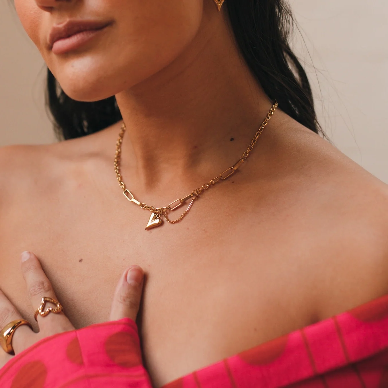Chained Heart Necklace - LAST CHANCE! - Image 2