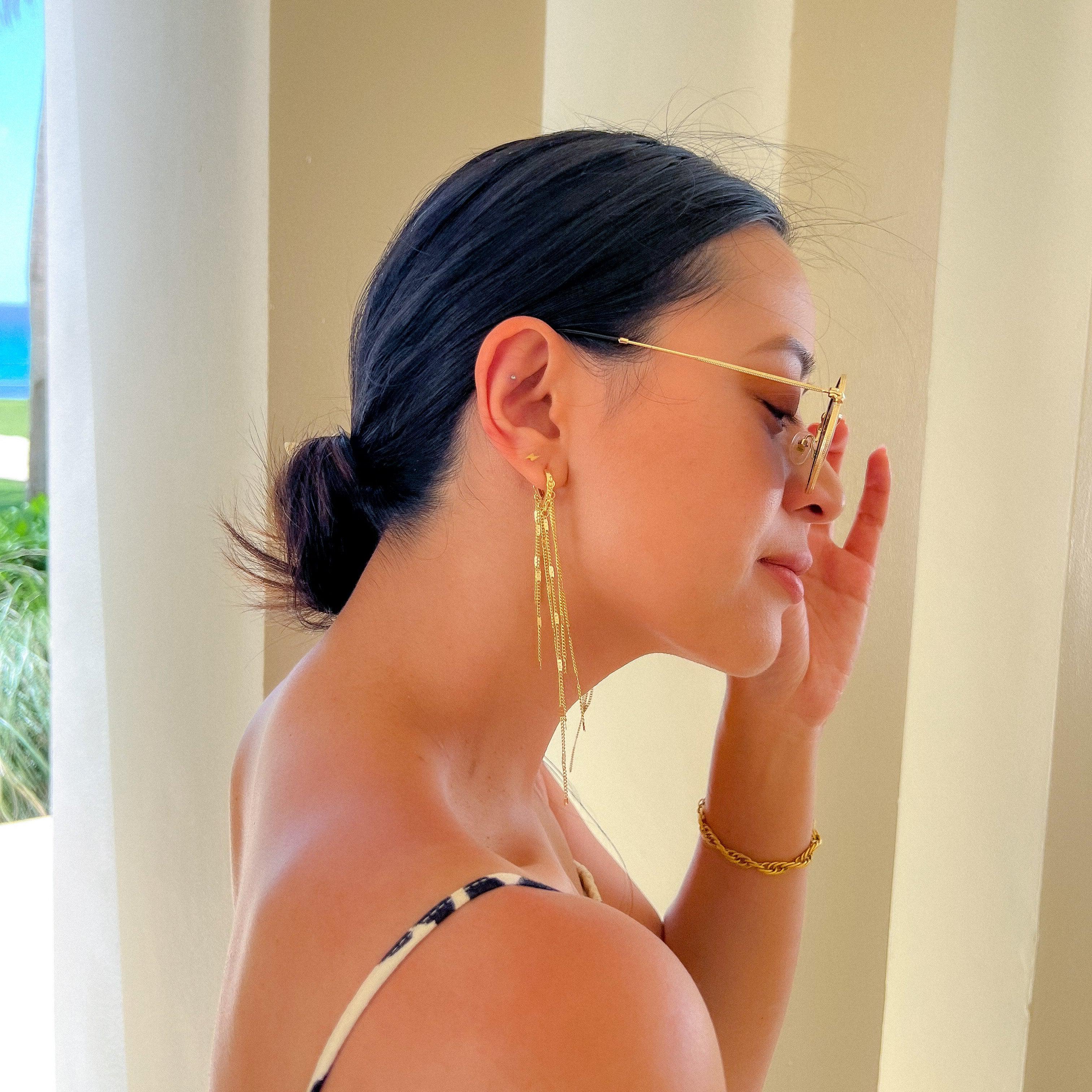 Chainfall Duster Earrings - Image 2