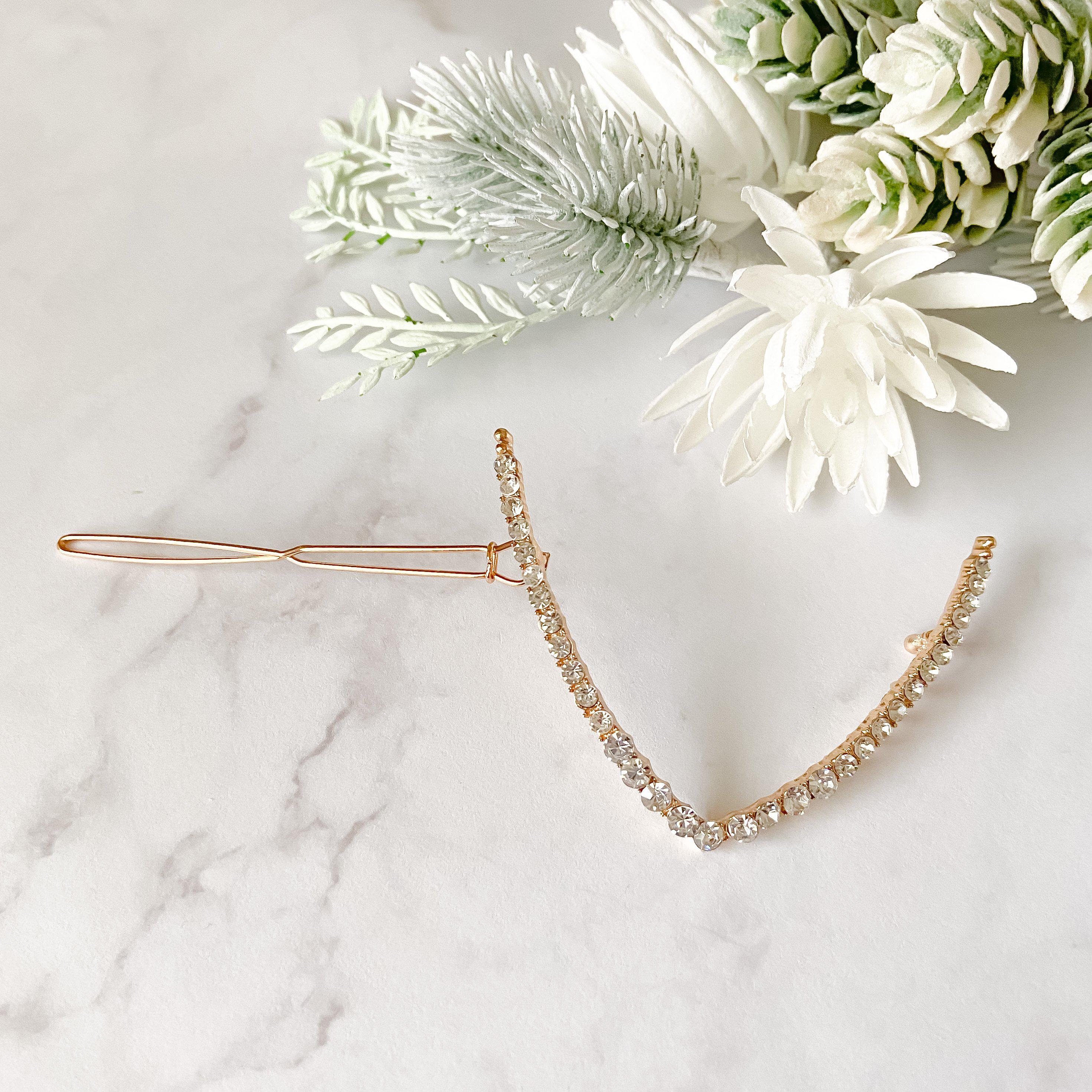 Check or X Rhinestone Hair Clips - LAST CHANCE / FINAL SALE - Image 7