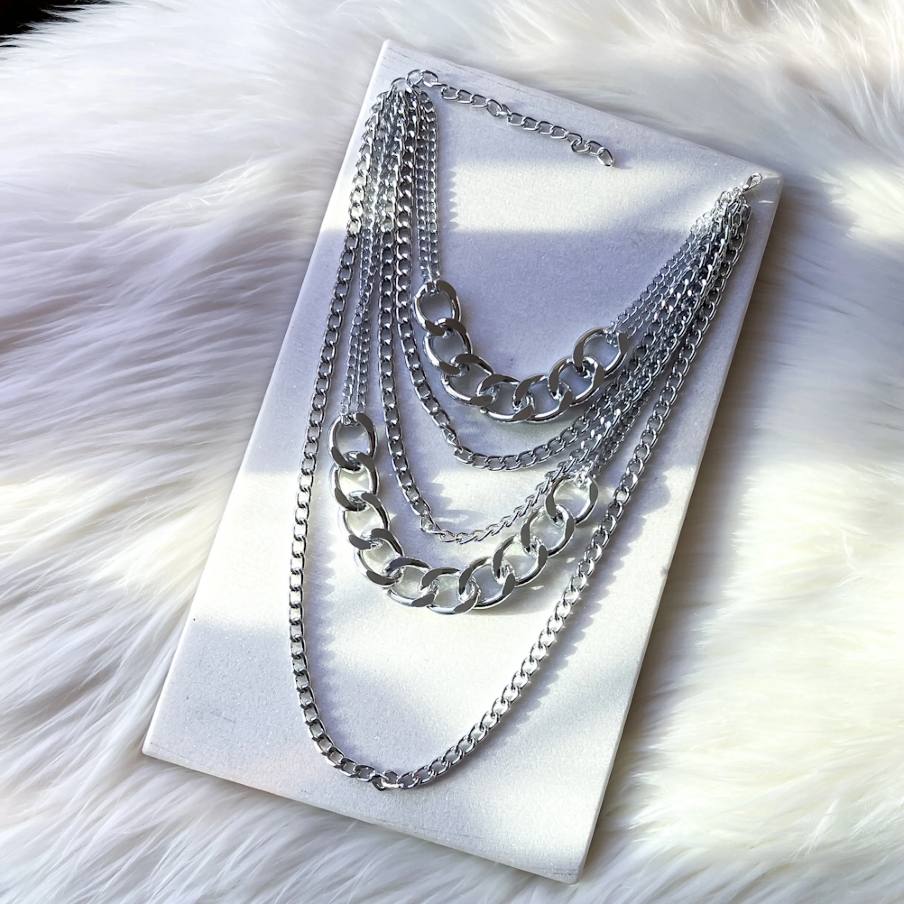 Chévere Layered Chain Necklace - LAST CHANCE! - Image 15