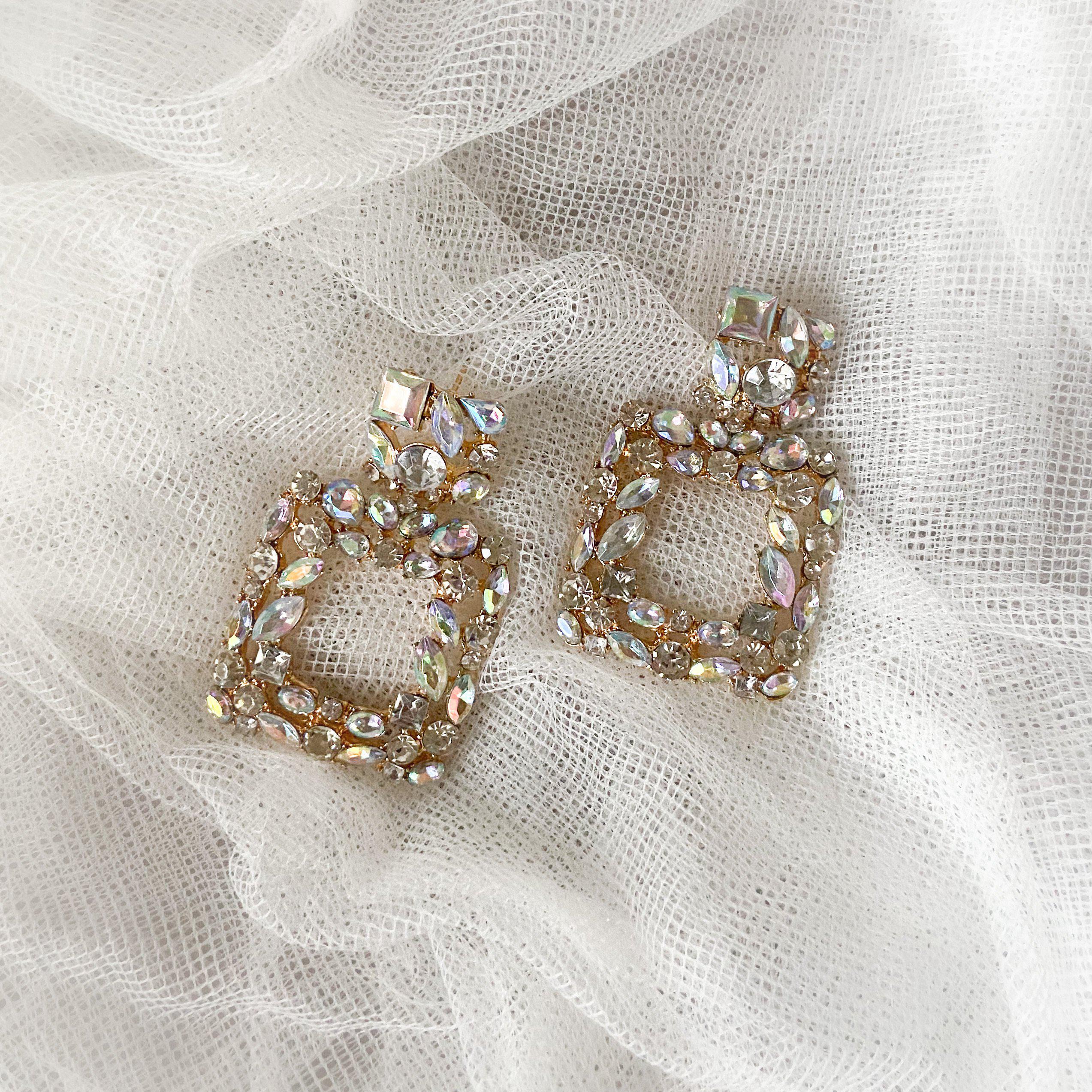 Crysta Brilliance Statement Earrings - Image 10