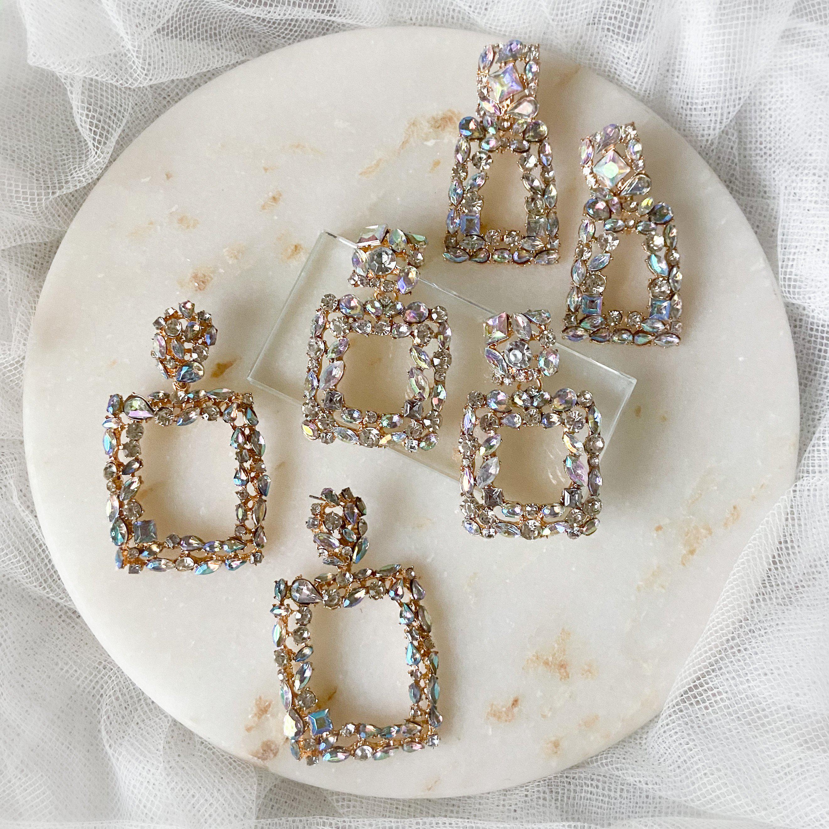 Crysta Brilliance Statement Earrings - Image 13