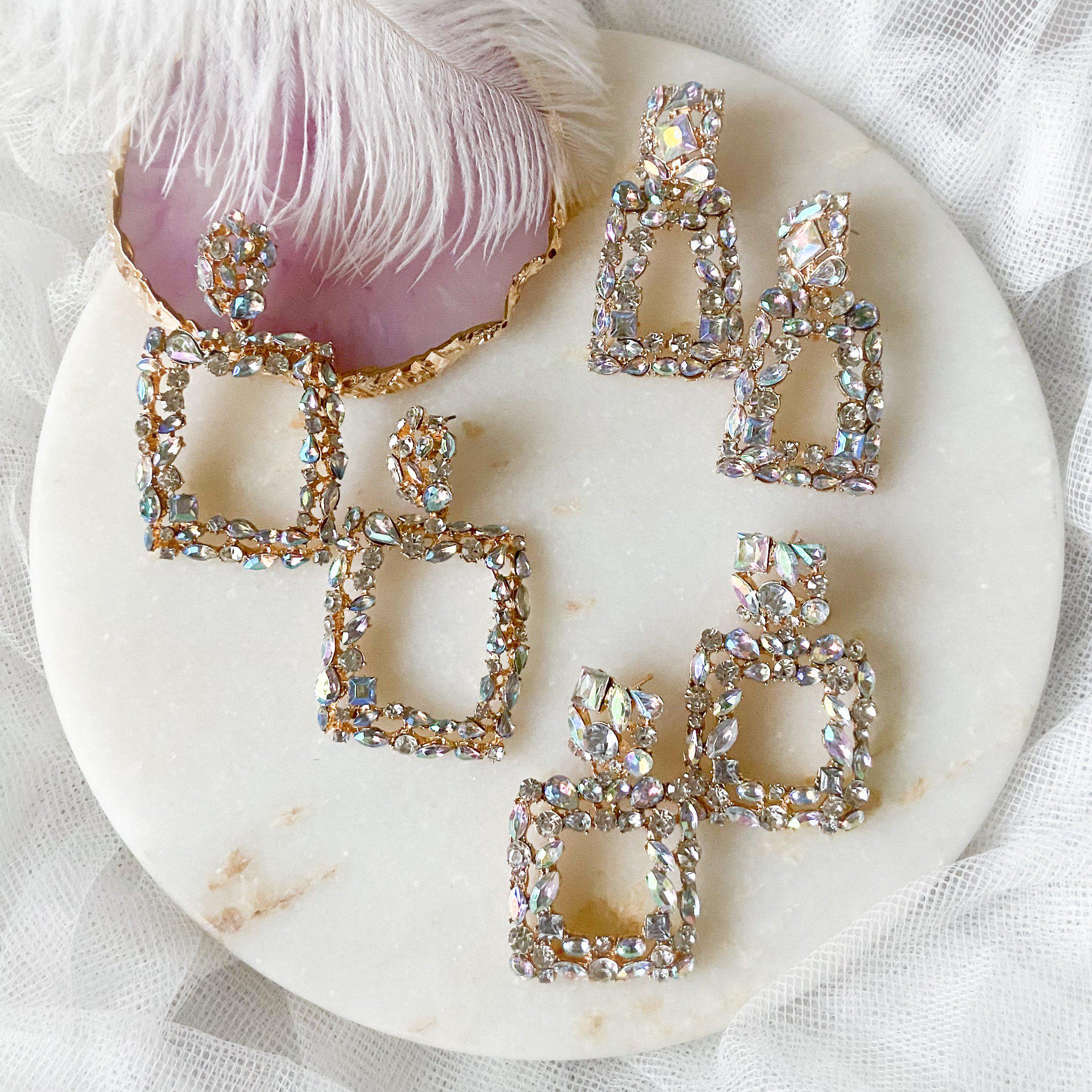 Crysta Brilliance Statement Earrings - Image 14