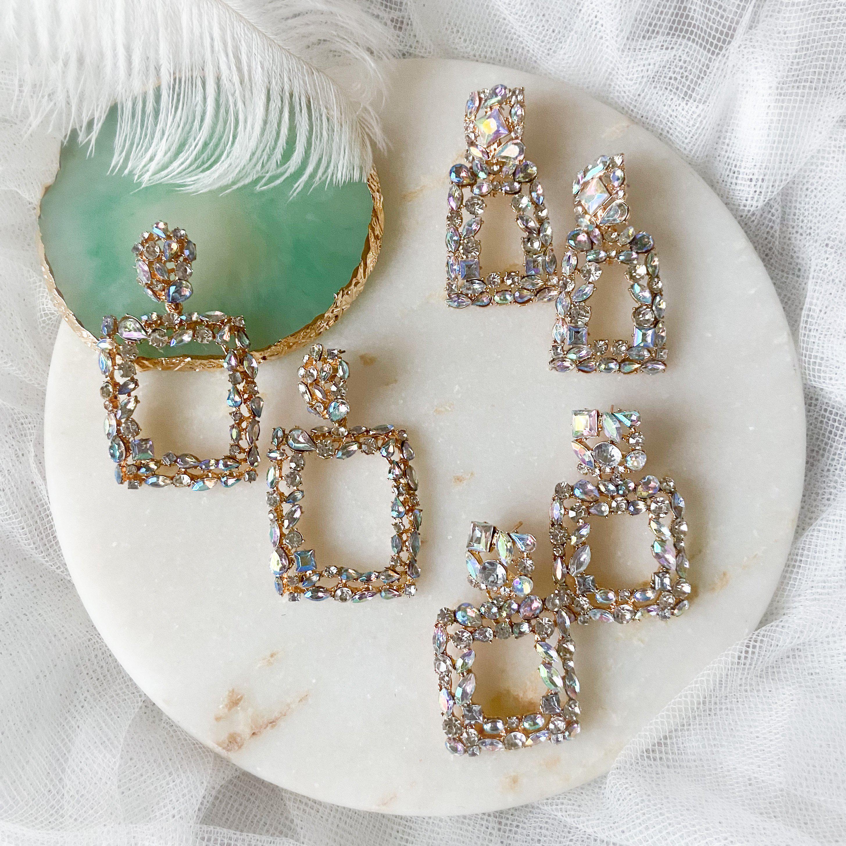Crysta Brilliance Statement Earrings - Image 15