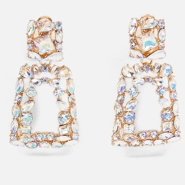 Crysta Brilliance Statement Earrings - Image 3