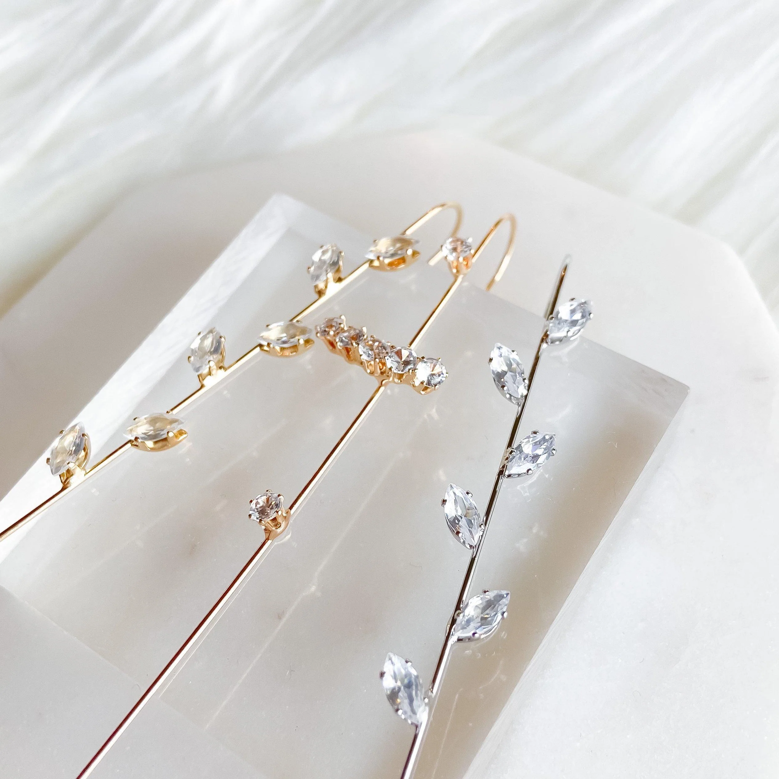 Crystal Bliss Ear Hook / Ear Cuff - LAST CHANCE! - Image 12