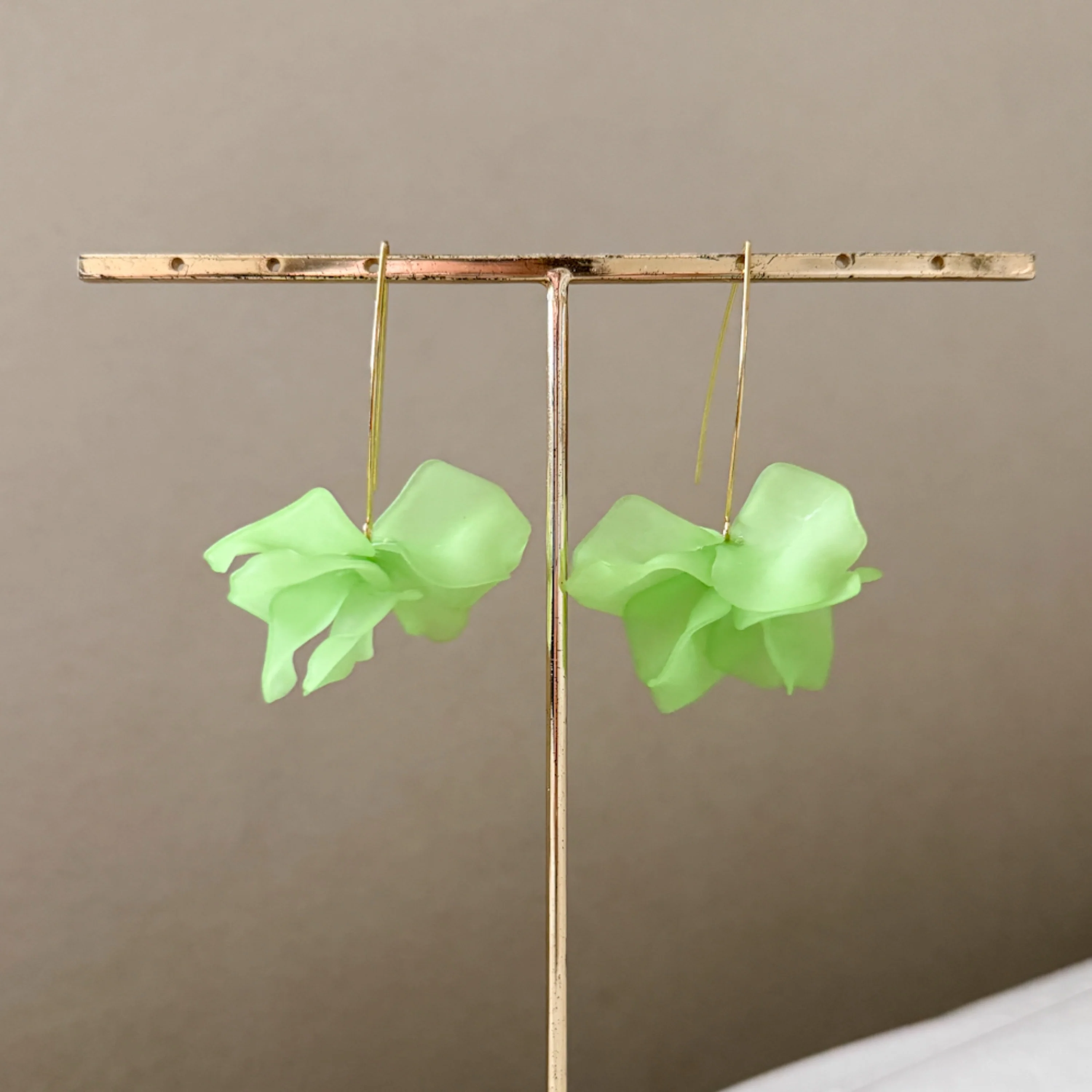 Cyclamen Petal Drop Earrings - 20 COLORS LAST CHANCE! - Image 41