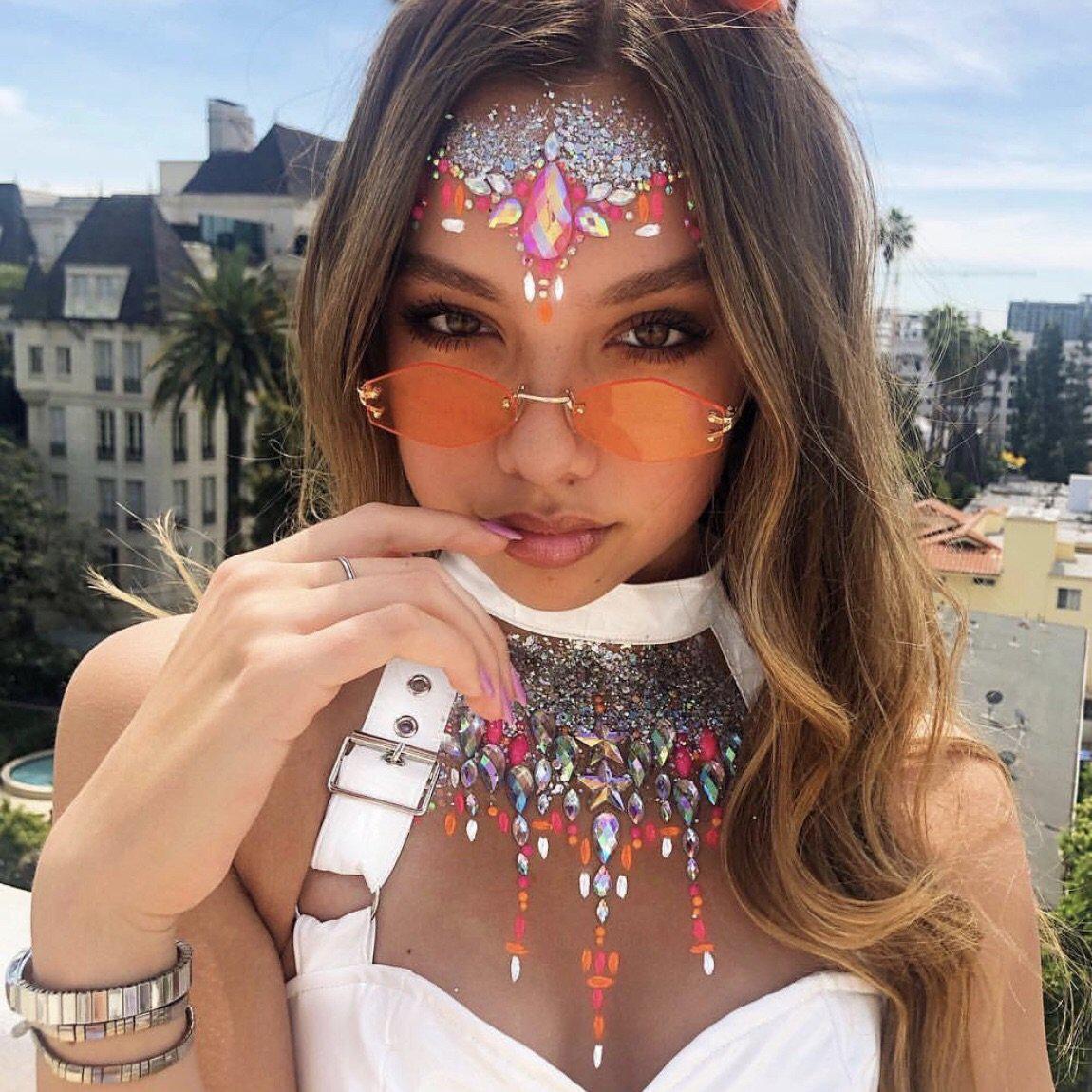⚡️ Electric Color Punch Face Jewels  💎 10 Designs - Image 17