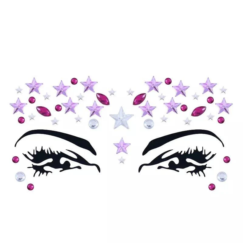 ⚡️ Electric Color Punch Face Jewels  💎 10 Designs - Image 22