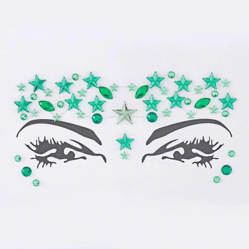 ⚡️ Electric Color Punch Face Jewels  💎 10 Designs - Image 23