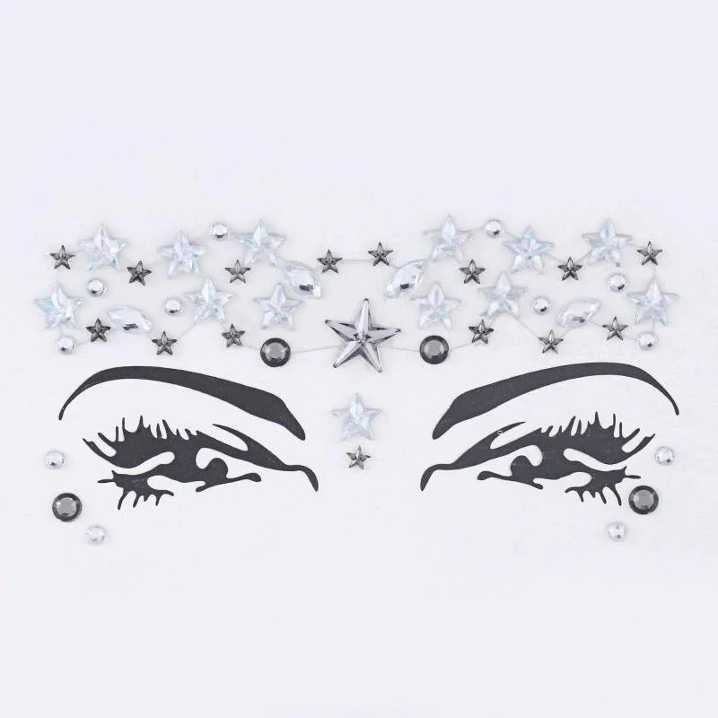 ⚡️ Electric Color Punch Face Jewels  💎 10 Designs - Image 25