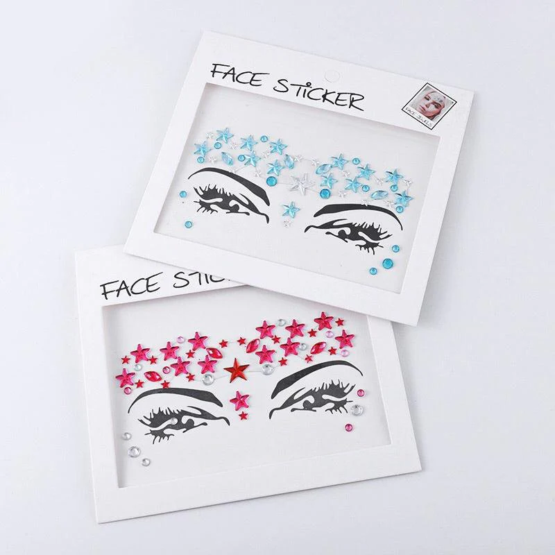 ⚡️ Electric Color Punch Face Jewels  💎 10 Designs - Image 27