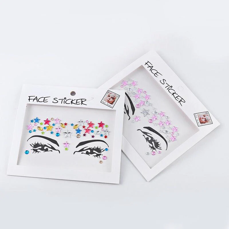 ⚡️ Electric Color Punch Face Jewels  💎 10 Designs - Image 28
