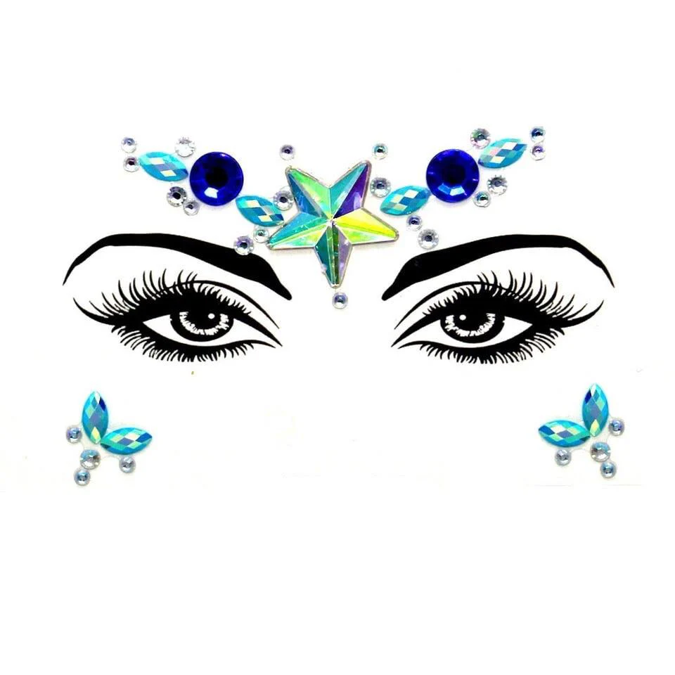 ⚡️ Electric Color Punch Face Jewels  💎 10 Designs - Image 6